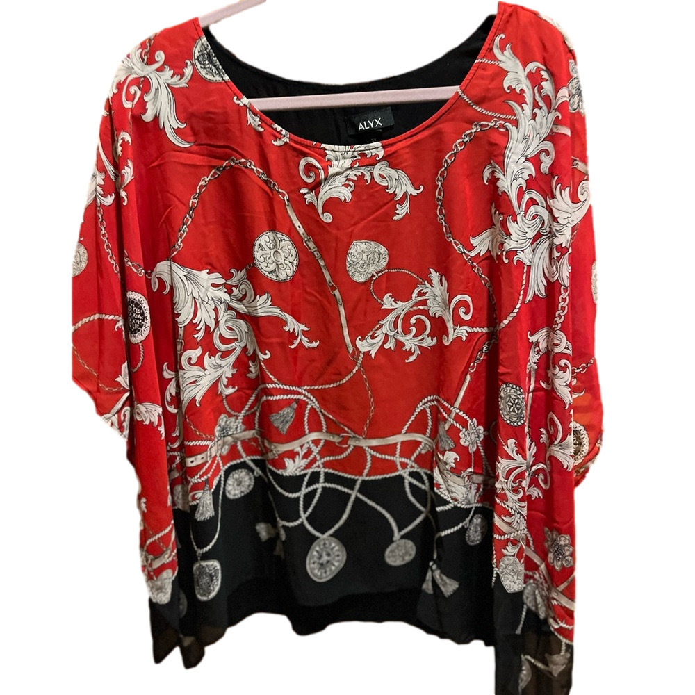334. WOMENS ALYX 3X DETAIL TOP